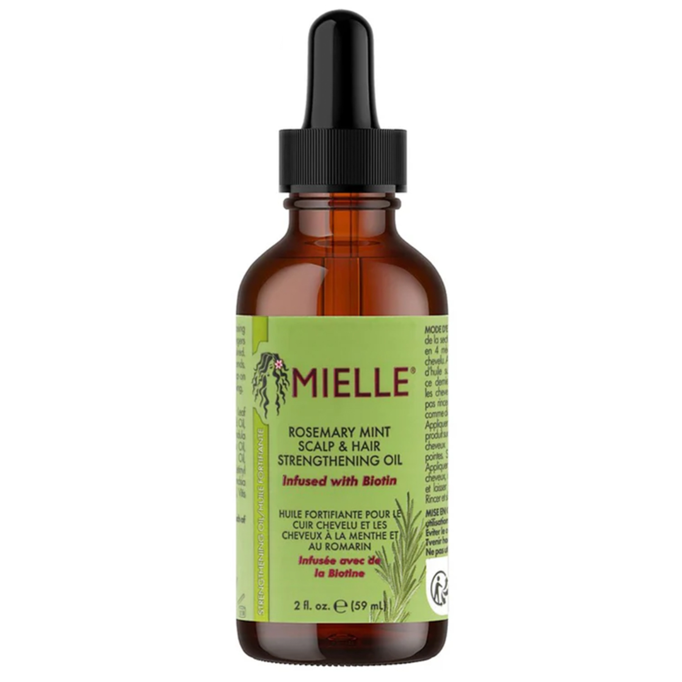 Huile capillaire au romarin et à la menthe Mielle Organics 59 ml 006732