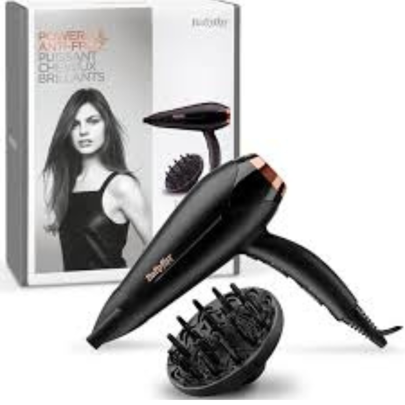 Sèche cheveux 2200W IONIC + DIFFUSEUR - BaByliss - D570DE