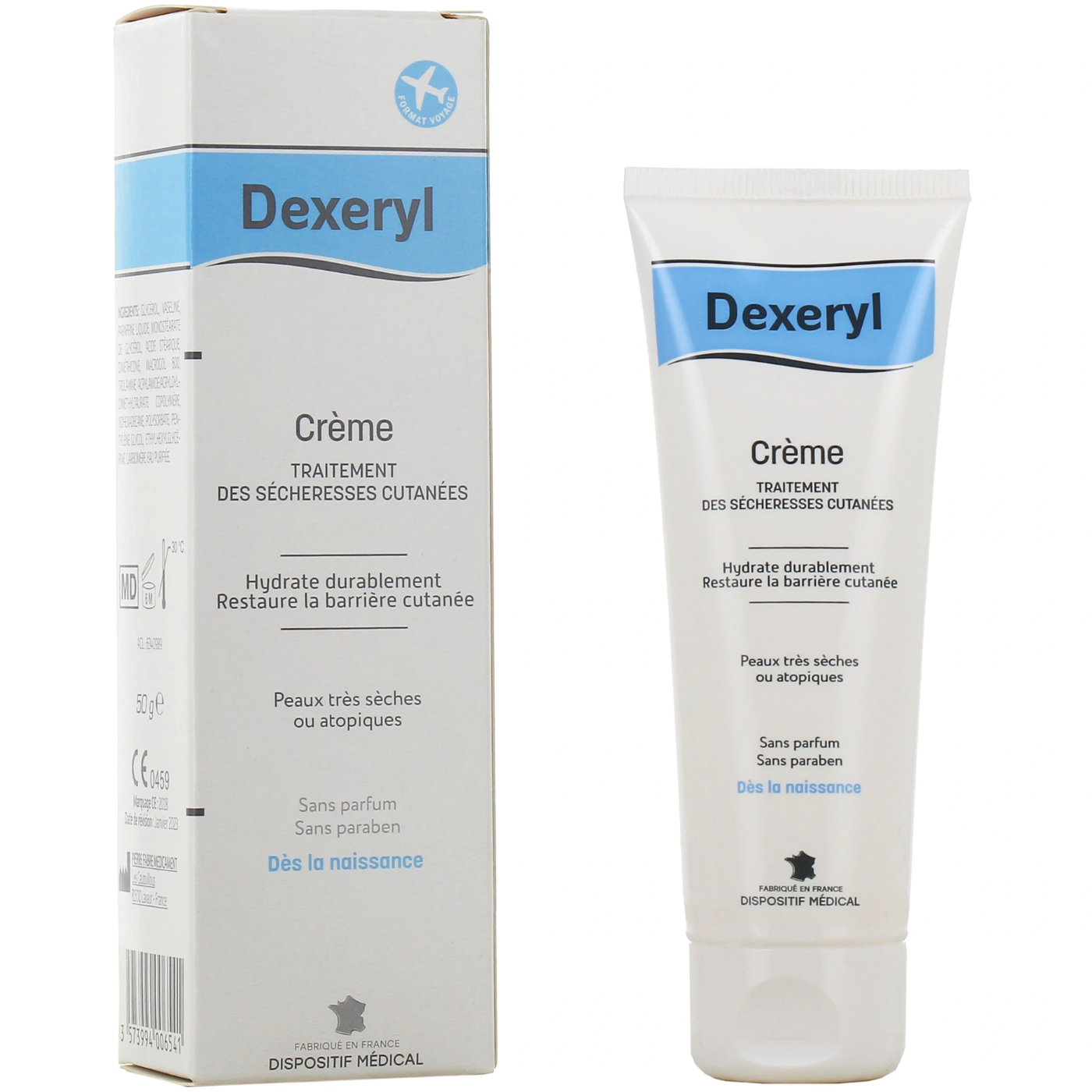 crème des sècheresses cutanées - Dexeryl -250g 006589