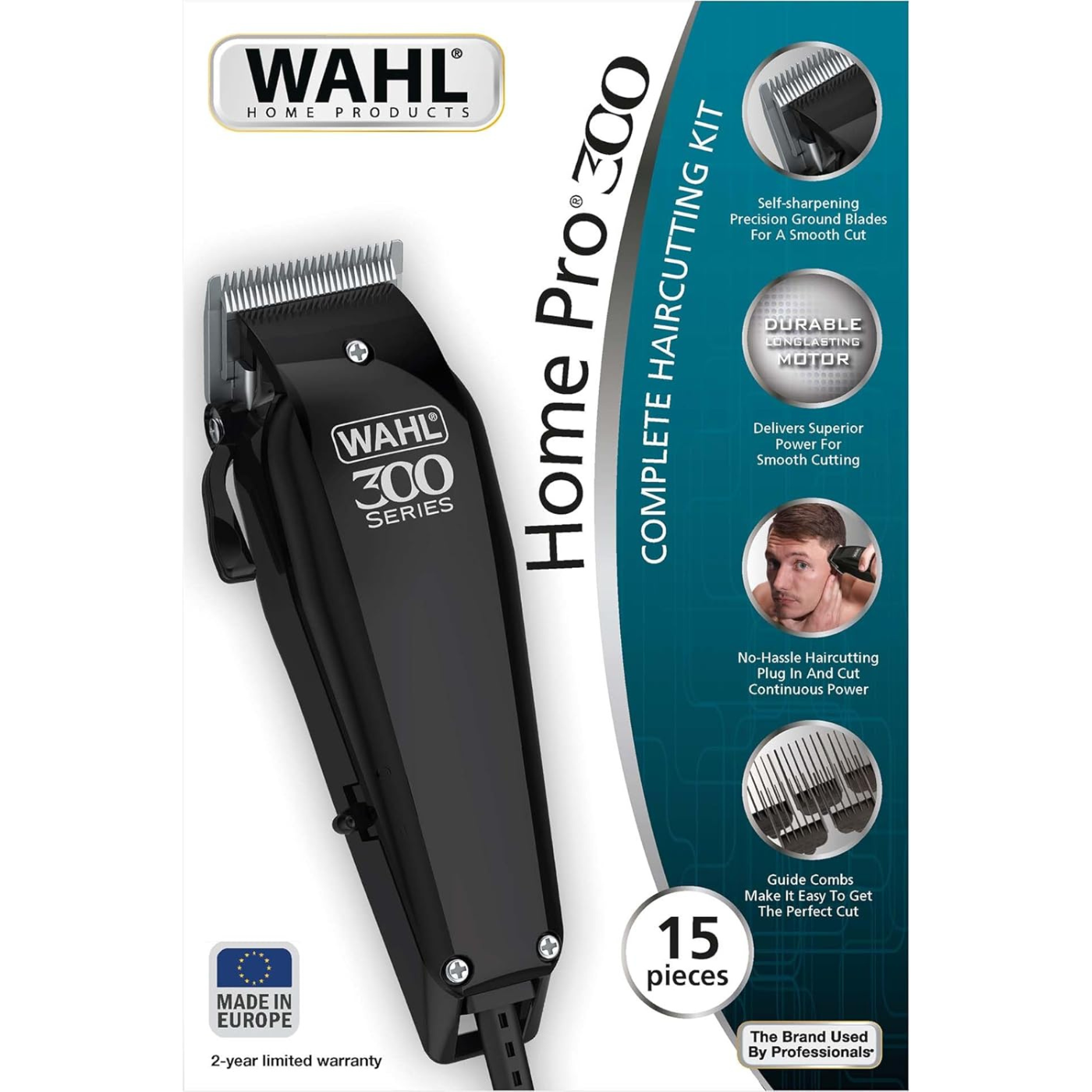 Tondeuse a Cheveux 15 Pcs Home Pro 300-WT300 - Wahl