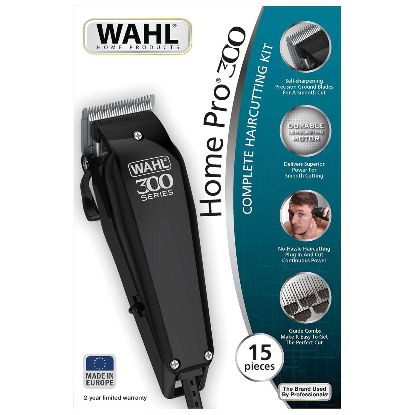 Tondeuse a Cheveux 15 Pcs Home Pro 300-WT300 - Wahl