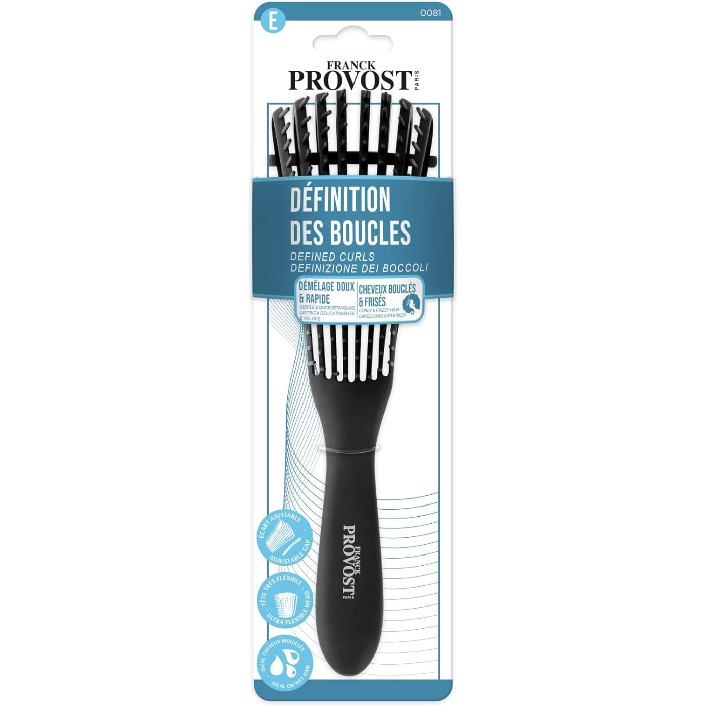 Brosse detangling boucles 0081 - Franck Provost -