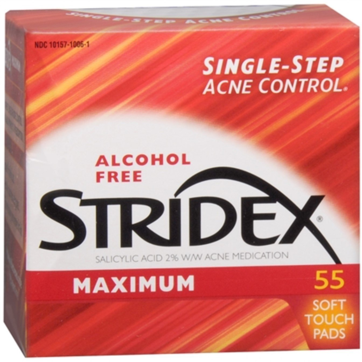 Stridex Tampons d'acné force maximale 55 ct 097015