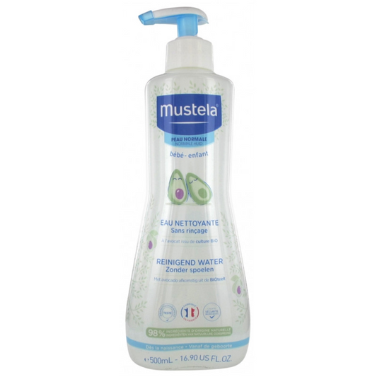 Mustela  Eau Nettoyante Sans Rinçage a L'Aavocat BIO 500 ML 035822