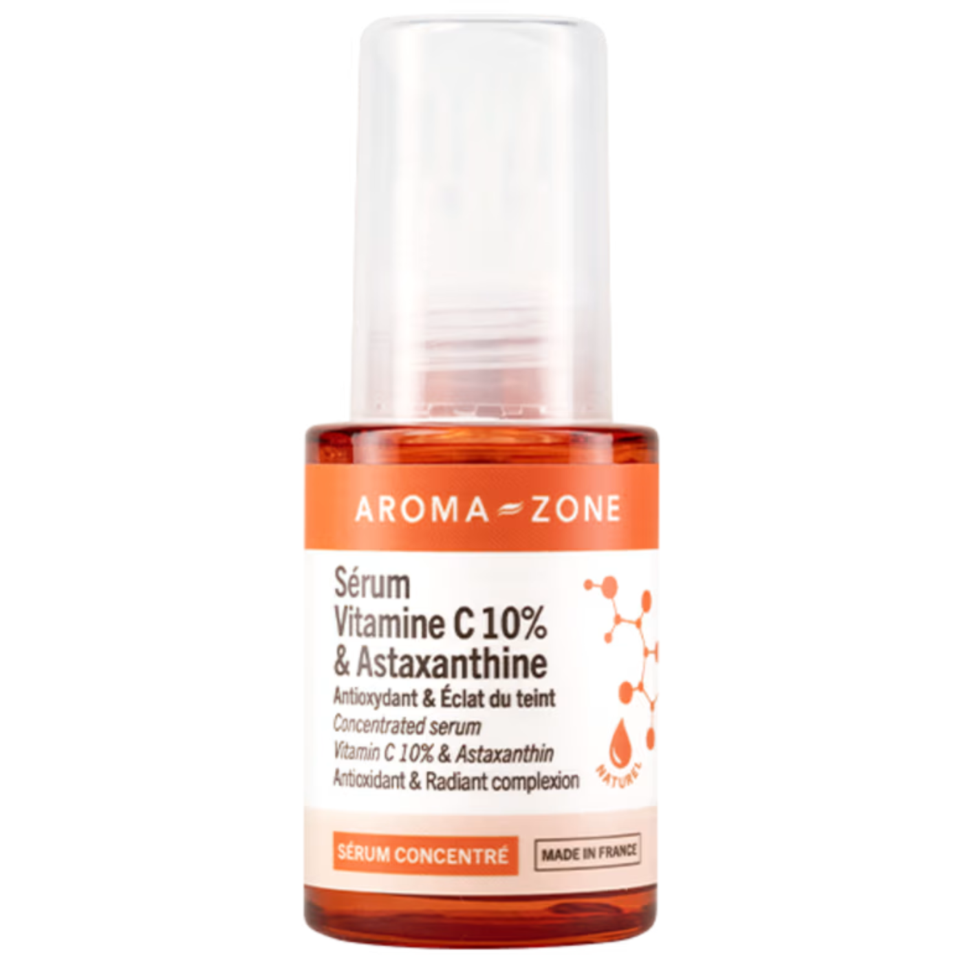 Aroma Zone Sérum concentré Vitamine C 10% & Astaxanthine 04393