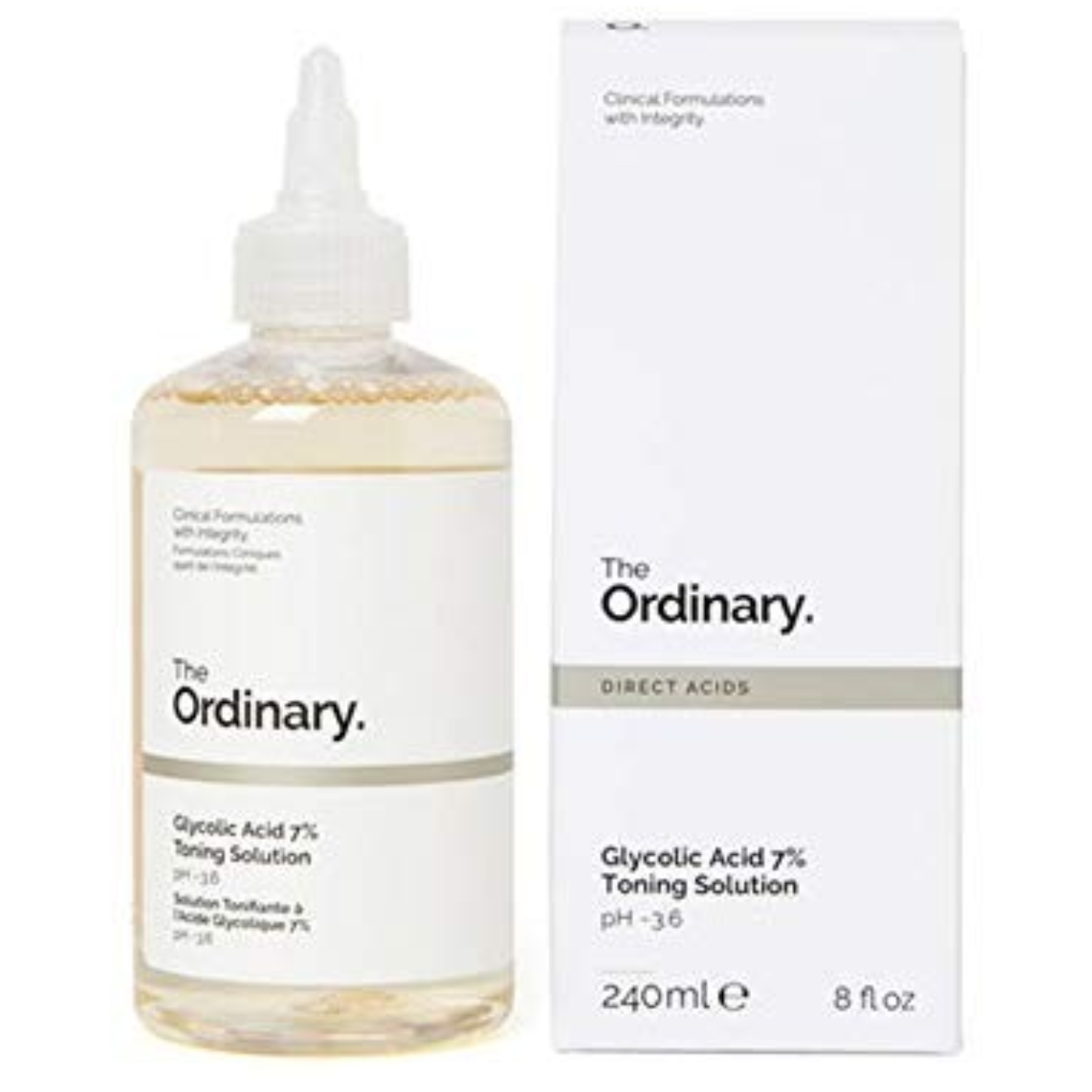 The Ordinary Solution tonifiante à l'acide glycolique 7 % 240 ml 234060