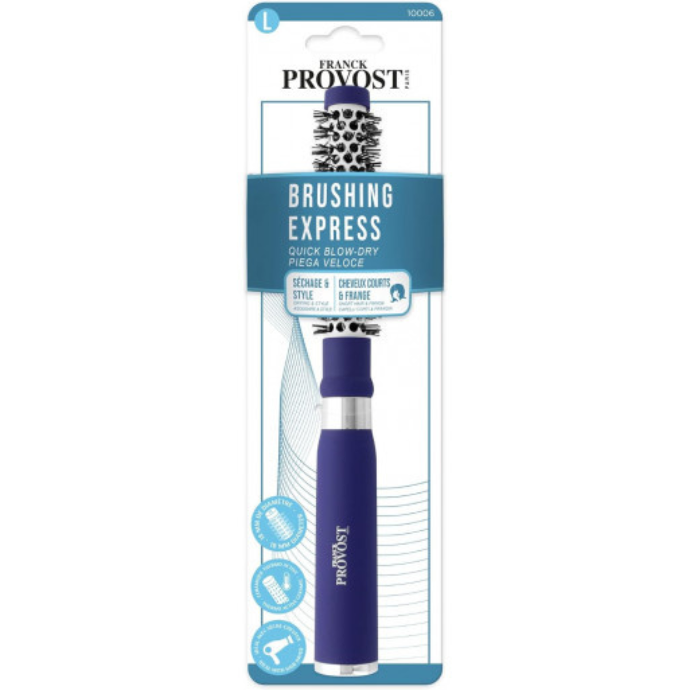 Brosse Pro Ronde Brushing Céramique  Picots Nylon 0046 Franck Provost