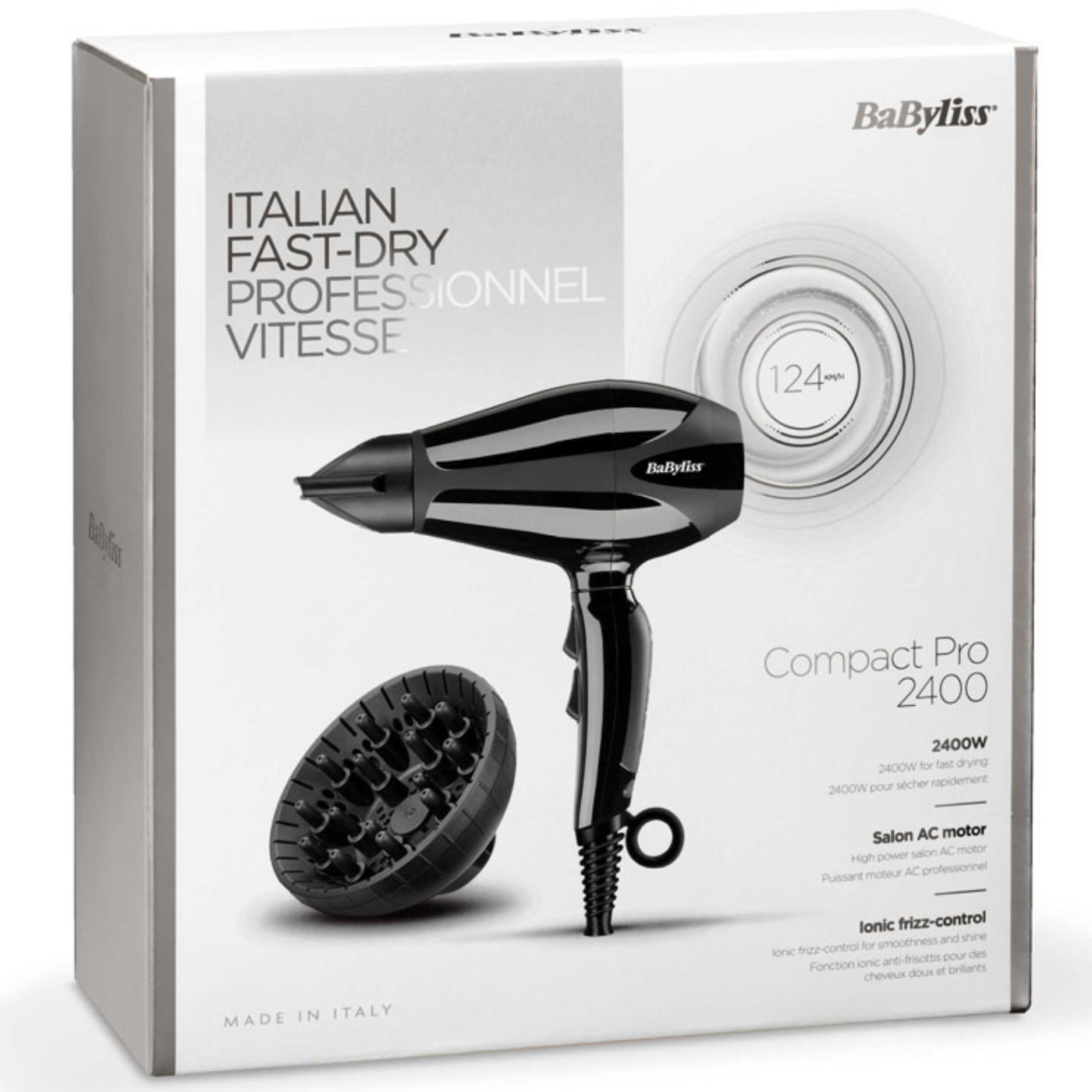 Sèche cheveux 2400W - BaByliss - 6715DE