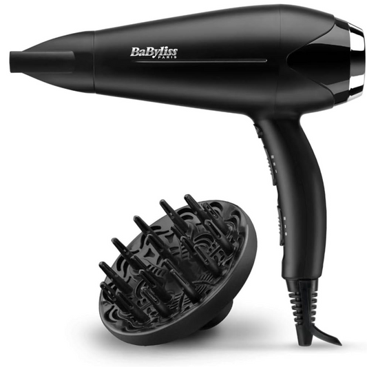 Sèche cheveux Argent 2200W IONIC + DIFFUSEUR - BaByliss - D572DE