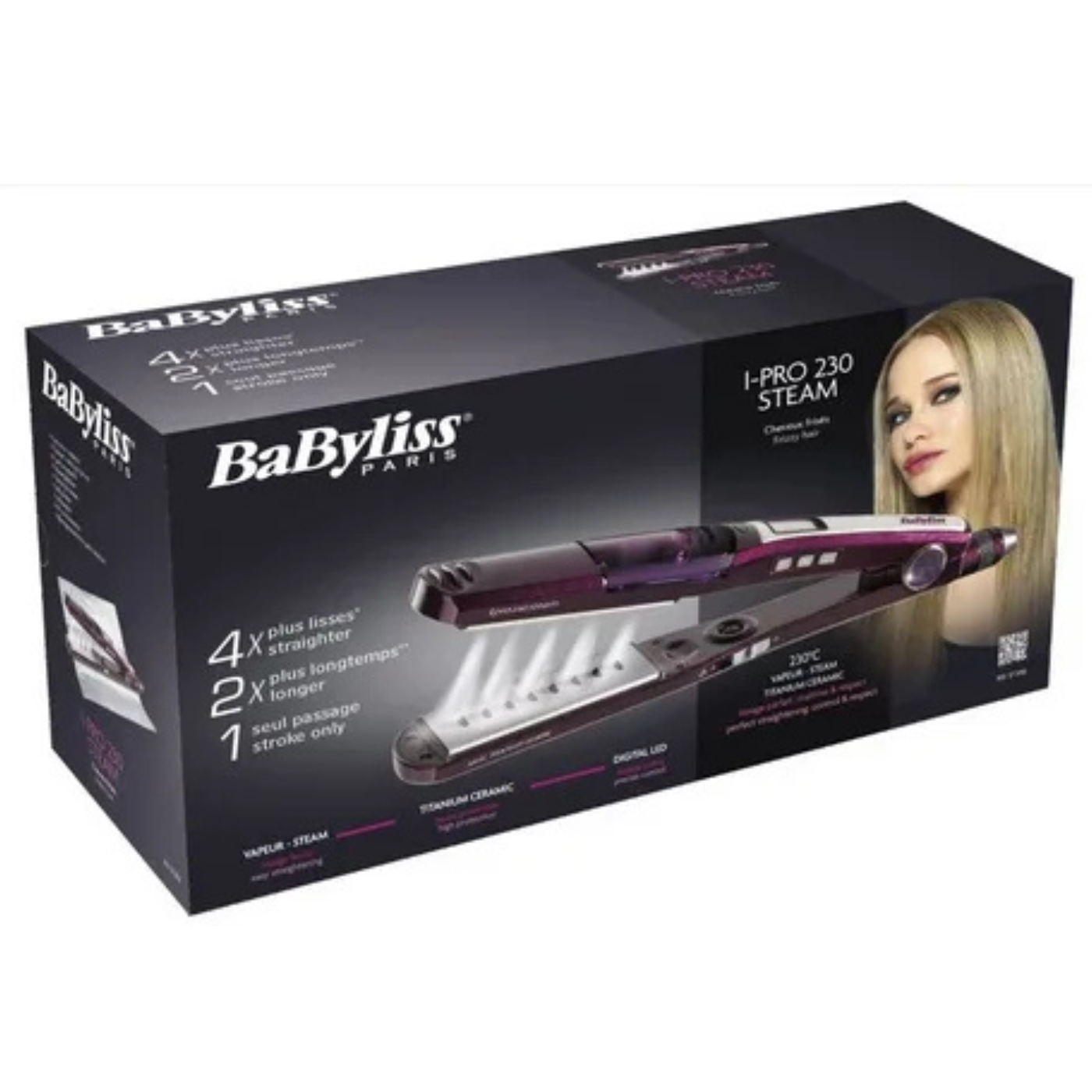 Lisseur Vapeur 230° - BaByliss - ST395ALE