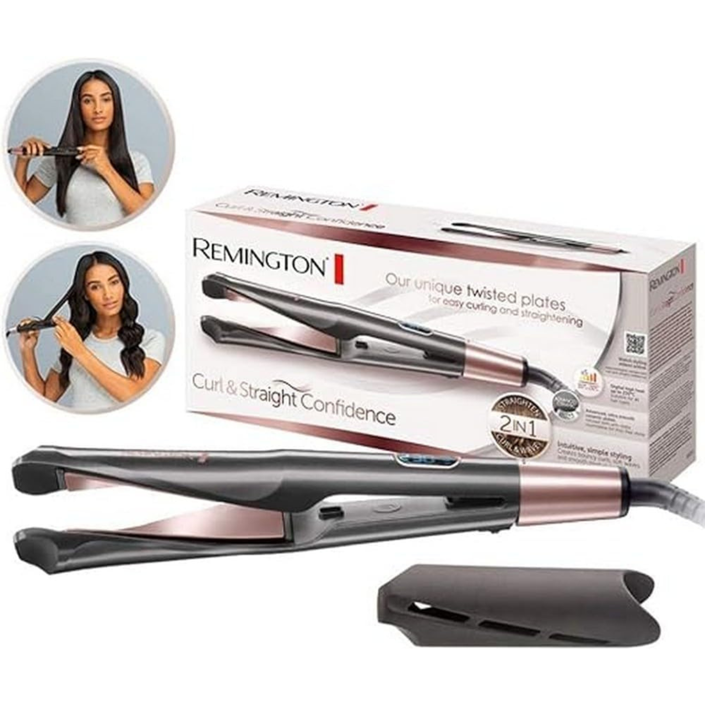 Lisseur Sleek & Curl Confidence - Remington -CI6606