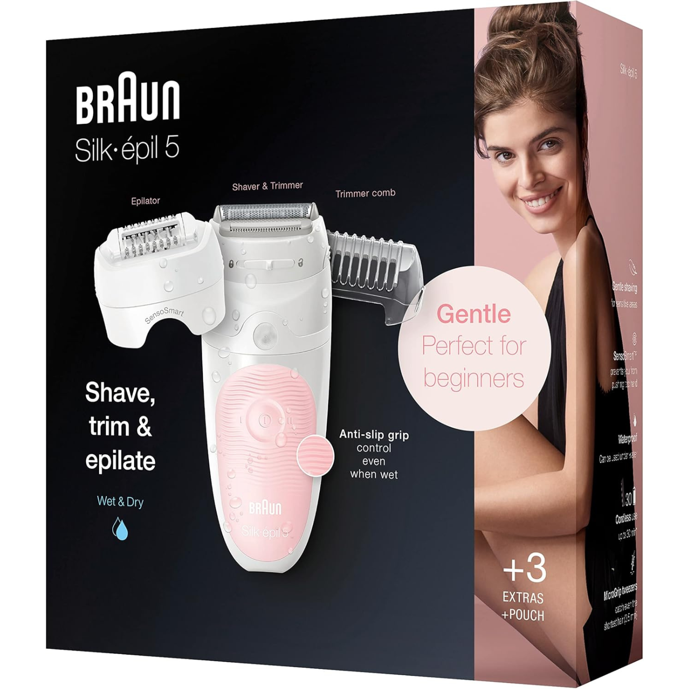 Épilateur Silk- Épil Series 5 Wet & Dry  -  Braun -SE5620