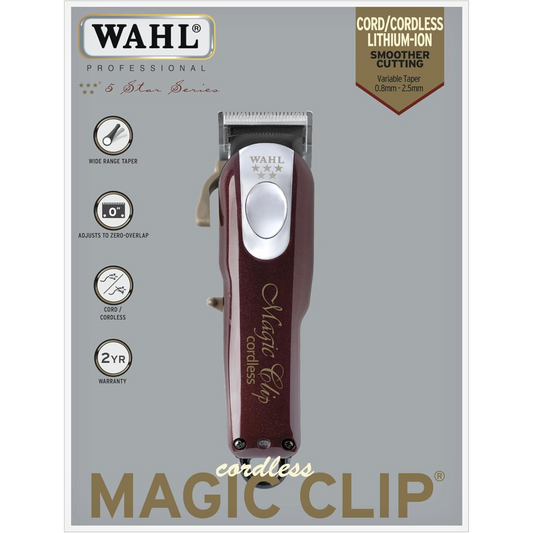 Tondeuse Professionnels a Clip Magique Sans Fil 5-Stat-Wahl WTMAGICSANSFIL