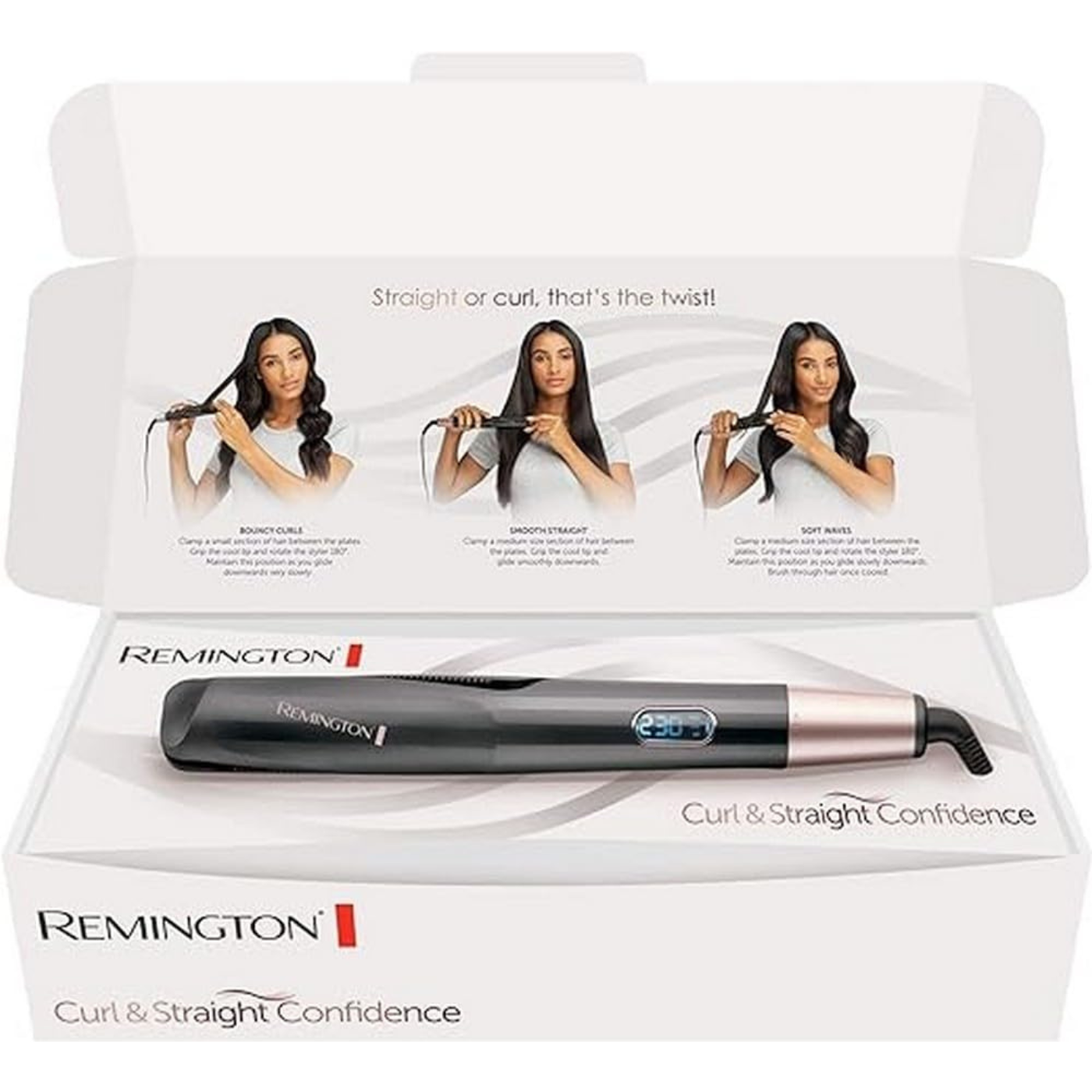 Lisseur Sleek & Curl Confidence - Remington -CI6606