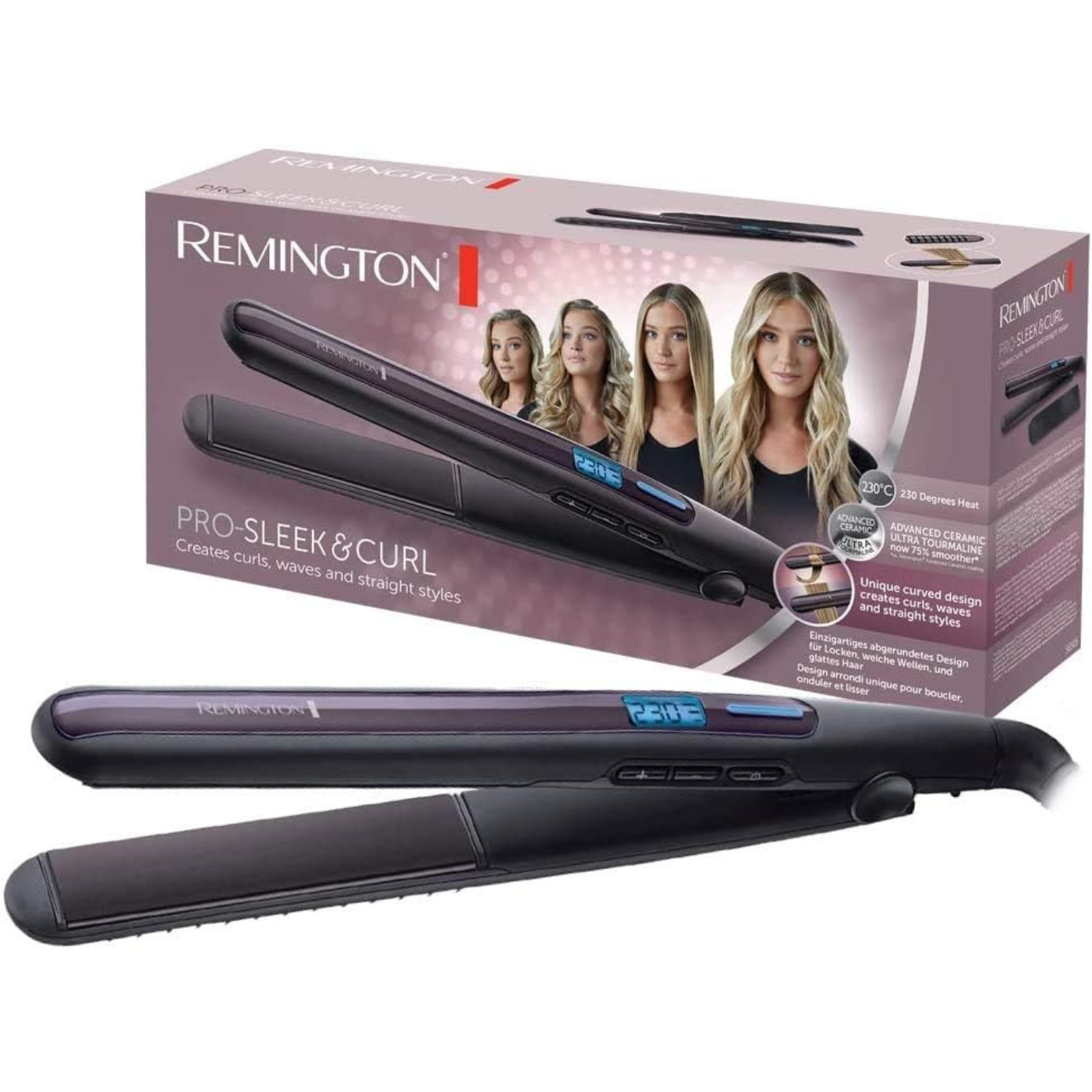 Lisseur Pro Sleek & Curl - Remington -S6505