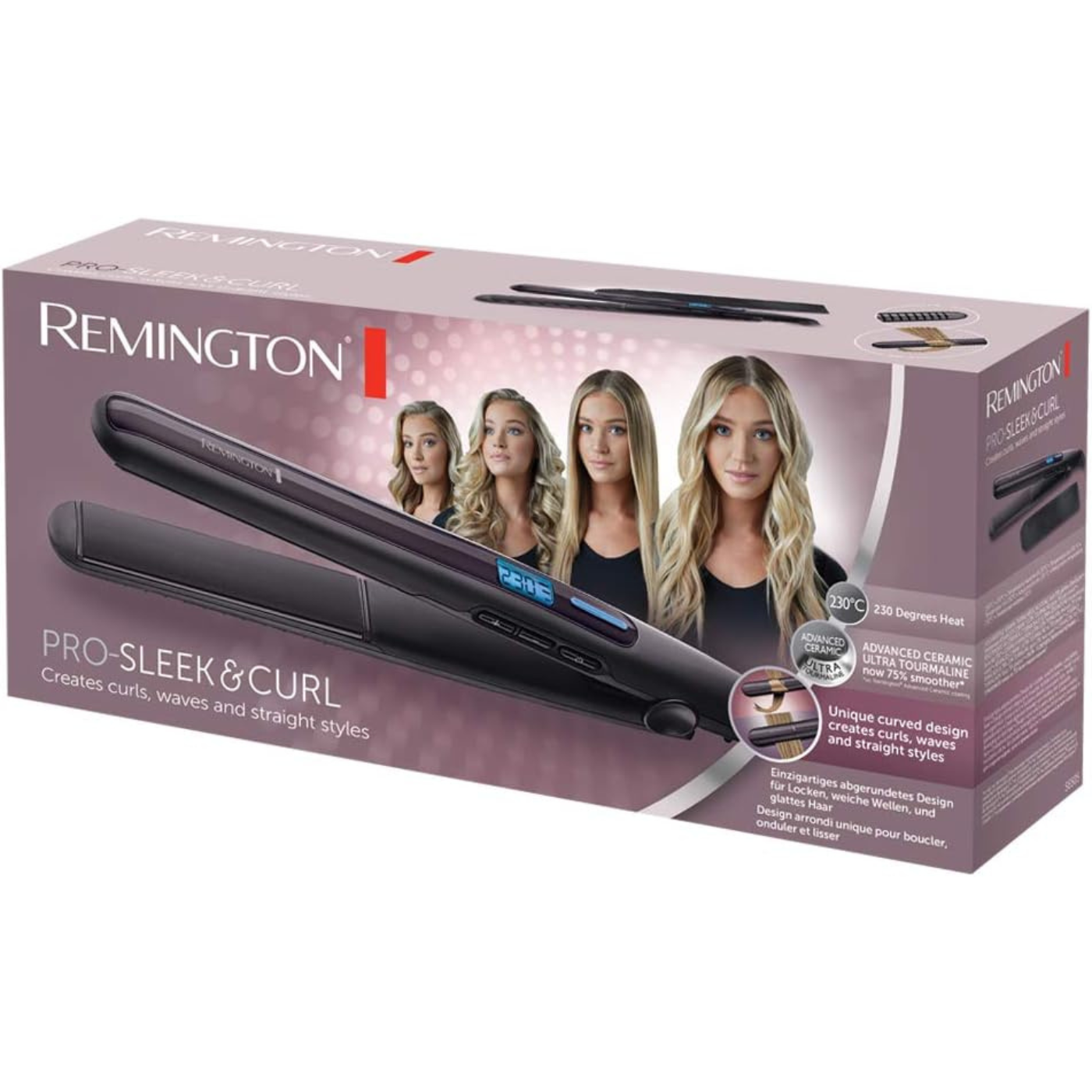 Lisseur Pro Sleek & Curl - Remington -S6505
